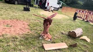 A fabulous range of wooden sculpture at Caerleon festival 2024 [upl. by Hiasi]