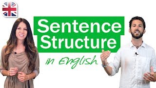 English Sentence Structure  English Grammar Lesson [upl. by Natlus]