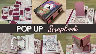 Pop Up Scrapbook Mila 💟 Best Popup Ideas  DIY Interactive Album [upl. by Celene]