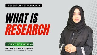 What is Research  Scientific Meaning  Basic Research Methods amp Research Process  UrduHindi [upl. by Aneeres]