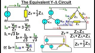 Electrical Engineering Ch 13 3 Phase Circuit 21 of 42 How to Solve Equivalent YDelta Circuit [upl. by Amre871]