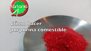 Cómo hacer purpurina comestible [upl. by Whalen712]