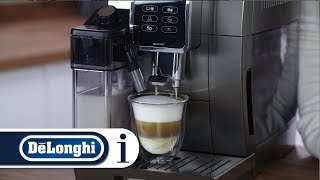 How to make perfect cappuccino in your DeLonghi Dinamica Plus ECAM 37095 [upl. by Alboran]