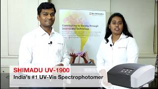 Shimadzu UV1900 Demonstration [upl. by Norreg]