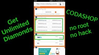 Get Unlimited Diamonds  CODASHOP  no hack no root [upl. by Callery]