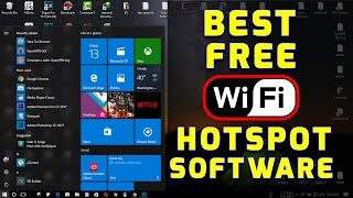 Best FREE Wifi Hotspot Software Specially For WINDOWS 10 [upl. by Charmine88]