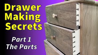 Drawer Making  The Right Way Parts [upl. by Cousin]