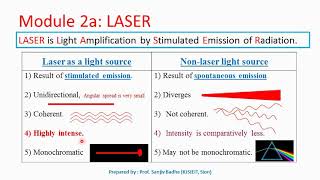 Comparison between Laser light and ordinary light [upl. by Gaylor]