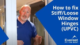 How to Fix StiffLoose Window Hinges uPVC [upl. by Annaehs968]