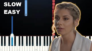 Jax  Like My Father SLOW EASY PIANO TUTORIAL [upl. by Arv658]