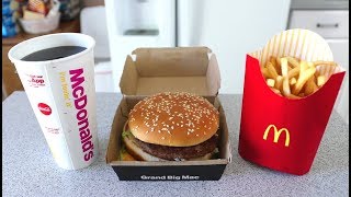 The FASTEST Grand Mac Meal Ever Eaten under 1 Minute [upl. by Barbabra776]