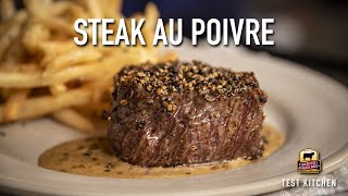 How to Make Steak Au Poivre  Classic French Recipe [upl. by Iveksarap595]