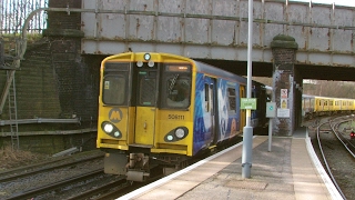 Half an Hour at 216  Birkenhead North Station 1022017  Class 507 508 terminus [upl. by Nosirrag]