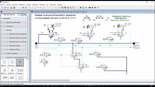 Neumática Método Cascada 001 Secuencia ABBACC [upl. by Adnov]