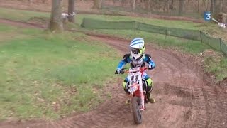 Sur une motocross à 6 ans  France 3 Alsace [upl. by Emawk]