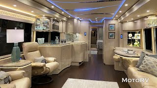 27 Million Super Luxury Prevost Coach [upl. by Ainoyek952]