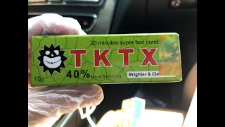 TKTX Tattoo Numbing Cream Review 2021 [upl. by Kathe455]