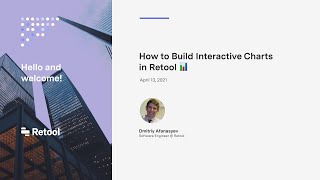 How To Build Interactive Charts In Retool [upl. by Jaddo963]