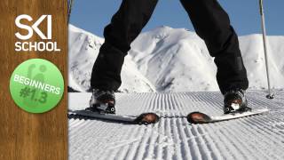 How to Snow Plough Ski  Beginner Ski Lesson 13 [upl. by Atikat54]