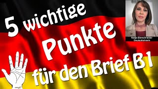 Brief B1 DTZ richtig schreiben [upl. by Yma768]