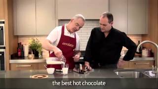 How to make a hot chocolate using an aerolatte milk frother [upl. by Jeunesse280]