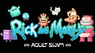 Rick and Morty 8Bit Intro  Adult Swim [upl. by Udella849]