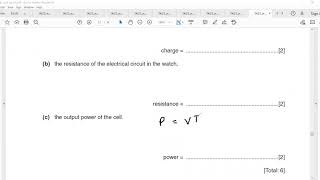 Electric circuit questions from past papers IGCSE Physics lesson 44 part a [upl. by Nnyleitak]