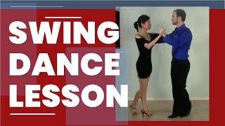 Swing dancing lessons  3 technique tips for East Coast Swing basics [upl. by Inajar]