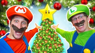 Super Mario Christmas In Real Life [upl. by Arvy]