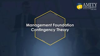 132 Management Foundation  Contingency Theory [upl. by Ennaehr]