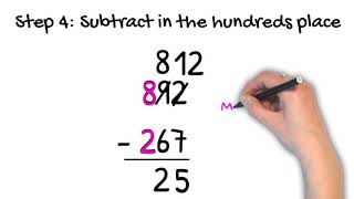 3 Digit Subtraction with Regrouping [upl. by Heins]