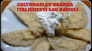 Coltunasi Raviolicu branza ravioli with cheese [upl. by Coniah]