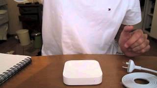 Español Airport Express Review y Unboxing  Como se configura  Configuracion  Airplay [upl. by Colinson]