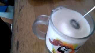 Aerolatte Review Frothing Cold Milk In Under 1 Minute [upl. by Arvell772]