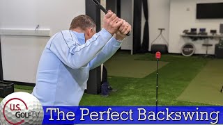 How to Make a Perfect Golf Backswing  GOLF BACKSWING LENGTH [upl. by Hardej]