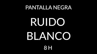 RUIDO BLANCO RELAJANTE PERFECTO PARA DORMIR  PANTALLA NEGRA [upl. by Amisoc]