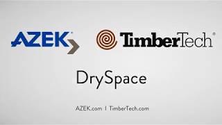 TimberTech® DrySpace™ UnderDeck Water Management System Installation [upl. by Ellezig]